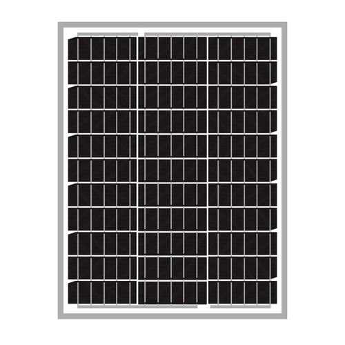 Newpowa 30W Monocrystalline 10BB Cell Solar Panel NPA30S-12J-N