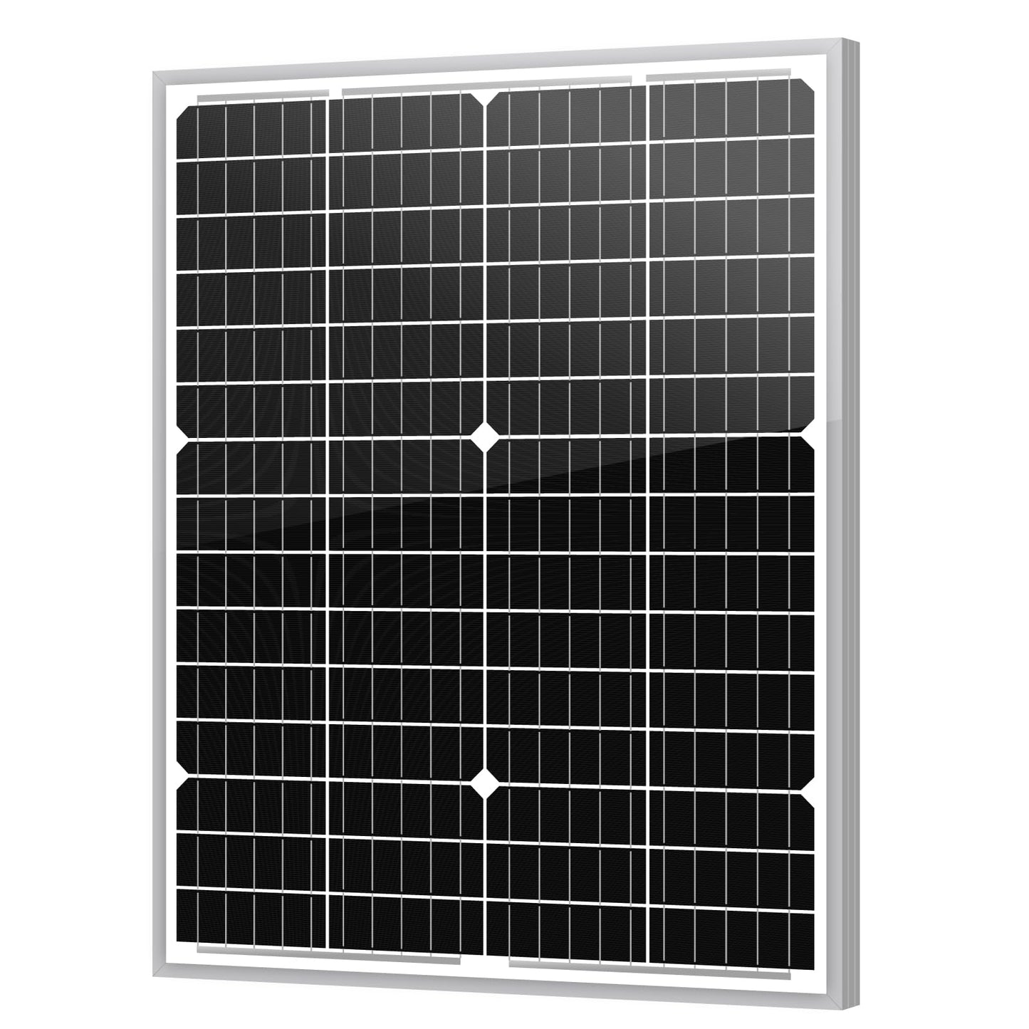 Newpowa 40W Monocrystalline 10BB Cell Solar Panel NPA40S-12J-N