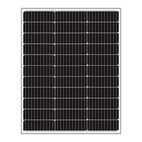 Newpowa 80W Monocrystalline 10BB Cell Solar Panel NPA80D-12J-N
