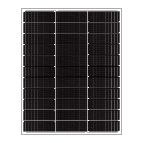 Newpowa 80W Monocrystalline 10BB Cell Solar Panel NPA80D-12J-N