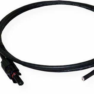 MC4 Solarline 2 PV-Wire Array Cable 100' #10 AWG — side angle