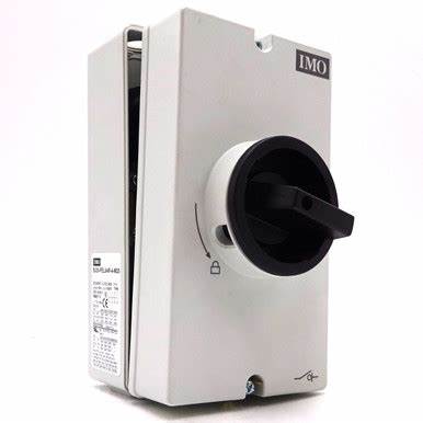 IMO Automation Enclosed DC Switch SI25-PEL64R-4 — 25A, 700 VDC, 4-Pole, IP65 (Gray)