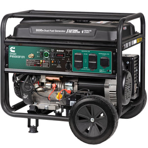 Cummins Onan P9500df - 9500W Dual Fuel Remote Electric Start Portable Generator