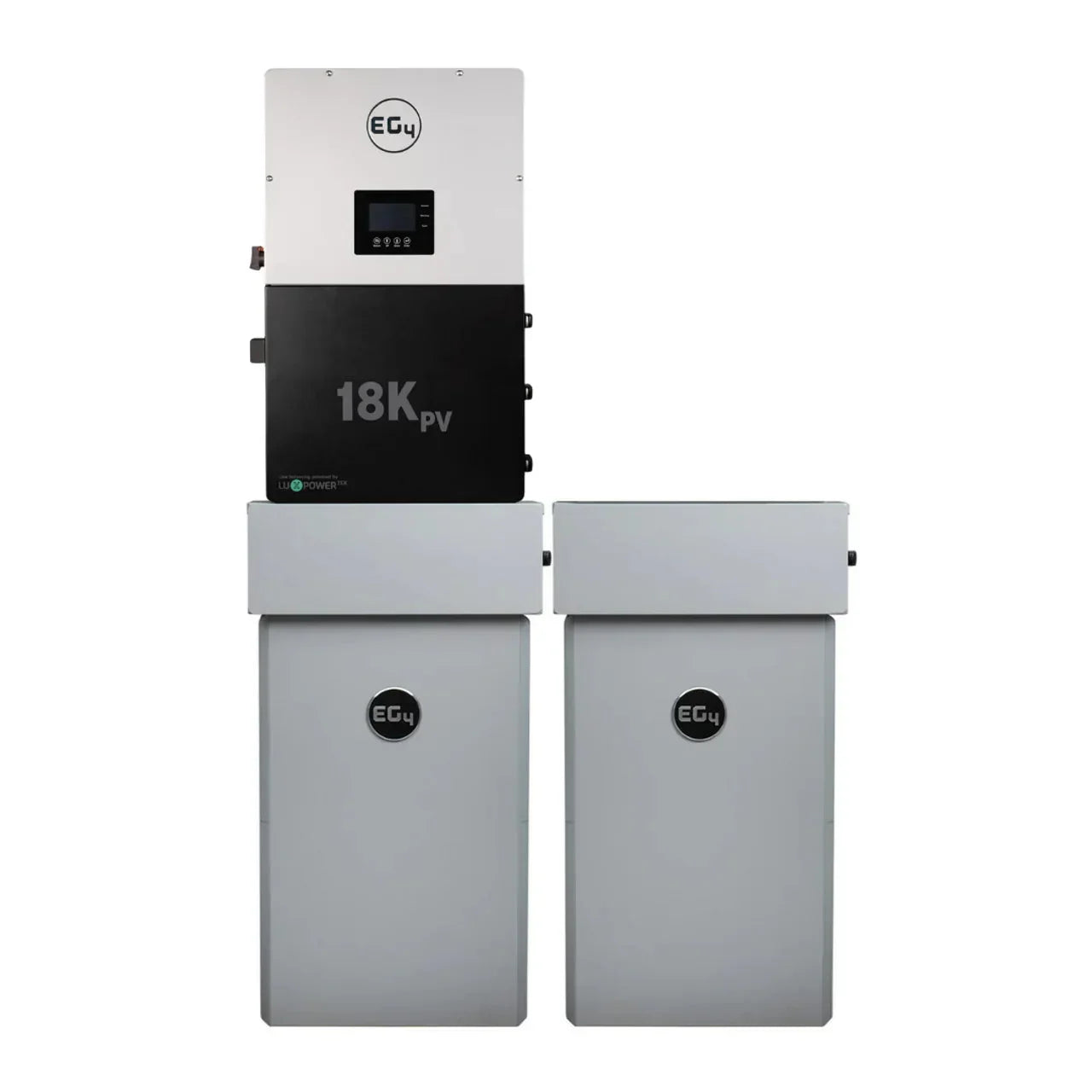 EG4 Electronics 18kPv + 2 x EG4 Electronics PowerPro 28.6kWh Capacity Energy Storage System - PP-16/280A2-18K1-AWLL - Portlandia Electric Supply