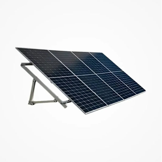 BrightMount Solar Panel Ground Mount Rack Kit with Adjustable Angle