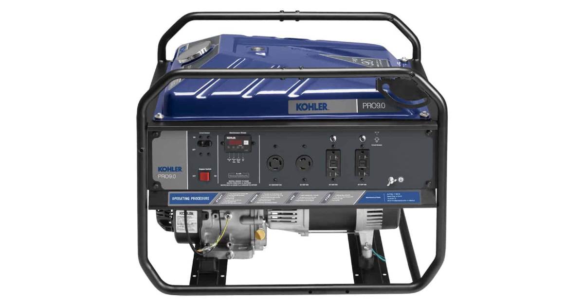Kohler 7200W Portable Generator with Mobility Kit | PRO 9.0E-PA-PRO90E-2002, view 2