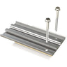 Pegasus Solar Scissor Mount Rafter Sled w/Lags & Base Flashing for Flat/S/W Tiles PTX-RSB