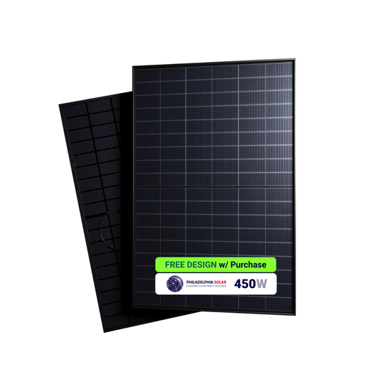 Philadelphia Solar 450W Bifacial (Pallet of 37) Solar Panels Nexus N Type All Black