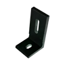 Quick Mount PV QMC-LF-B-12 Black Slotted L-foot
