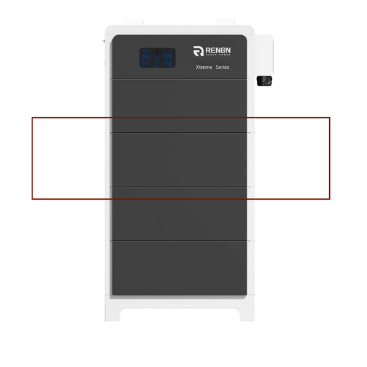 Renon 5.12kWh High Voltage Stackable Lithium Battery Xtreme HV 1.0 XTREMEHVS5K