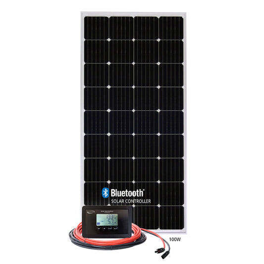 Go Power! Retreat 100W Solar Kit with Digital Controller