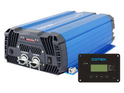 Cotek 1200W, 12V Inverter/Charger with CR-20C Remote SC1200-112 Combo