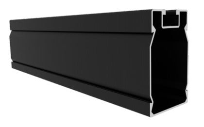 SunModo SMR100 Rail 168" Black Domestic SMR100-168-B-US