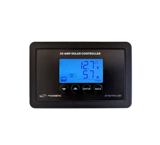 Go Power! 30A PWM Solar Controller with Bluetooth — Single Bank (GP-SB-PWM-30-BT)