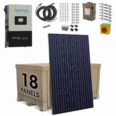 Grid Tie Sol-Ark System: Q.Cell 18 Panel 7.29 kW