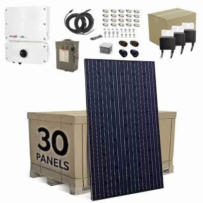 Grid Tie SolarEdge System: Q.Cell 30 Panel 12.15 kW