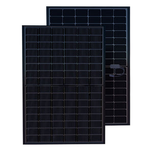 Solarever USA 450W (Pallet of 36) N-Type Bifacial Dual Glass All Black Solar Panel | SE-182*105-450M-96-BD