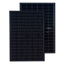 Solarever USA 450W N-Type Bifacial Dual Glass Full Black Solar Panel | SE-182*105-450M-96-BD