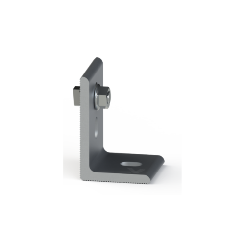 Unirac SolarMount L-Foot Serrated with T-Bolt Clear