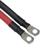 4/0 5' Black Battery Inverter Cable 2 lugs
