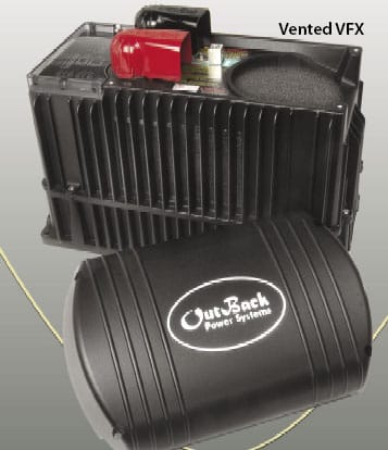 Outback VFXR3648A Off Grid/Grid Tie Inverter Charger, 3600 Watt, 48 Volts 120 VAC/60 Hz Vented