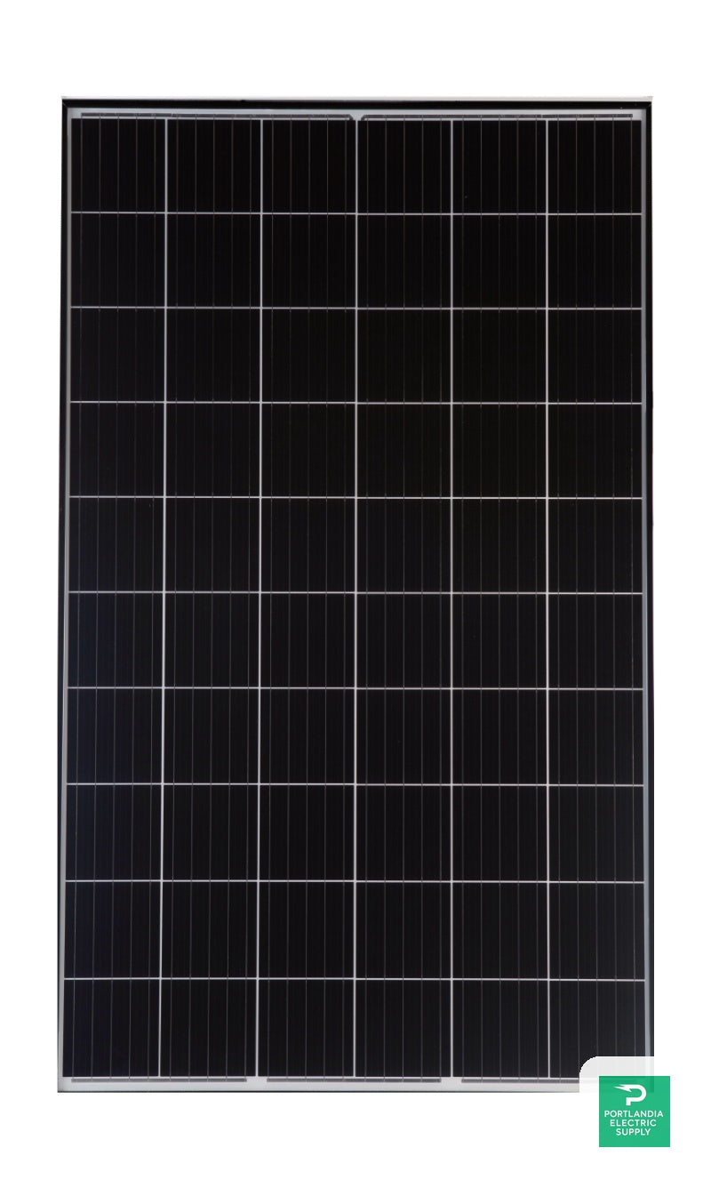 Mission Solar Mission Solar 325W, Black/Black Frame MSE PERC - 40mm Scratch n Dent Solar Panel — PES Supply