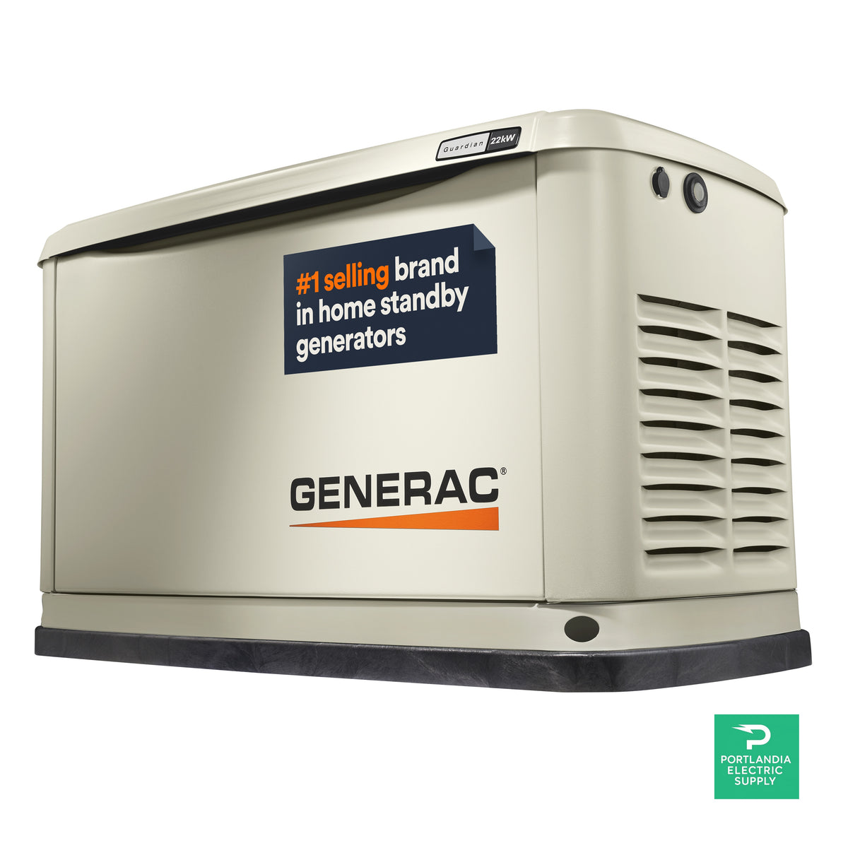 Generac 24/21kW Air-Cooled Standby Generator, Alum Enclosure, 200 SEATS w/ HEMS (not CUL) 7210 — PES Supply