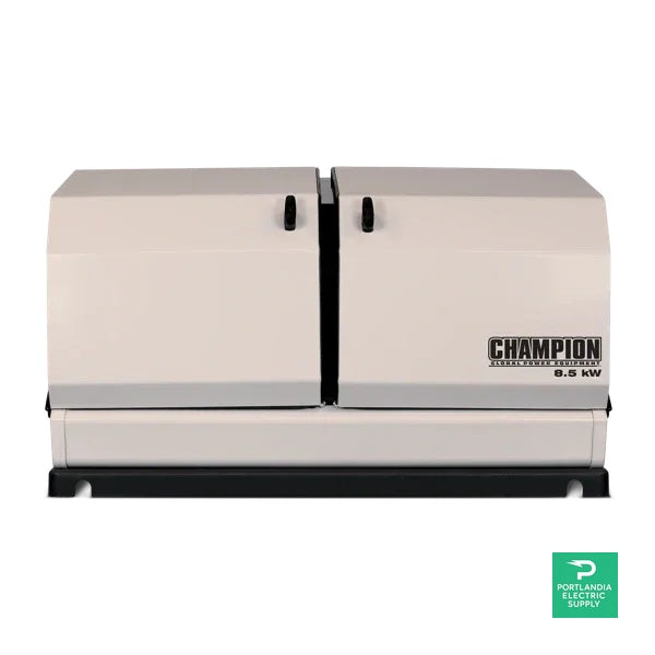Champion 8.5kW Generator (Select Circuit ATS compatible only) - 100199 — side angle