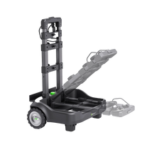 Growatt INFINITY 2000 detachable trolley cart — folded and extended positions (official Growatt render via authorized reseller)