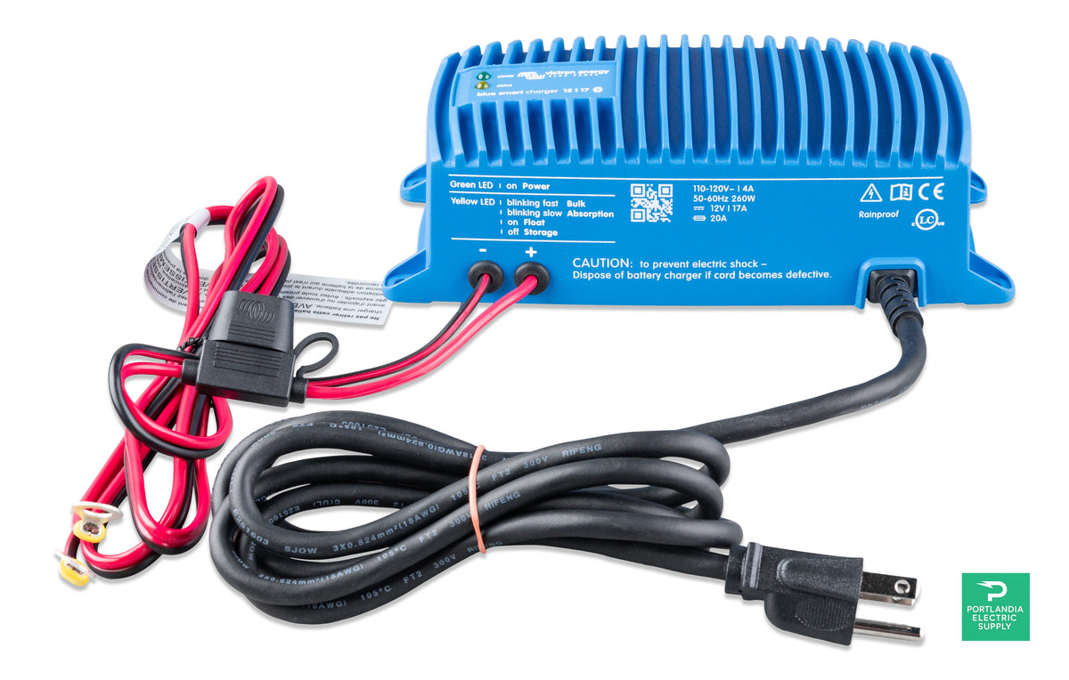 Victron Blue Smart IP67 Charger 24/8 (1) 120VAC NEMA 5-15 - BPC240815106 — PES Supply