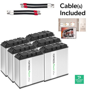 32.4kWh Fortress Battery Bank 48VDC LFP