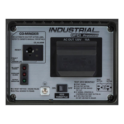Honda EB2200i control panel