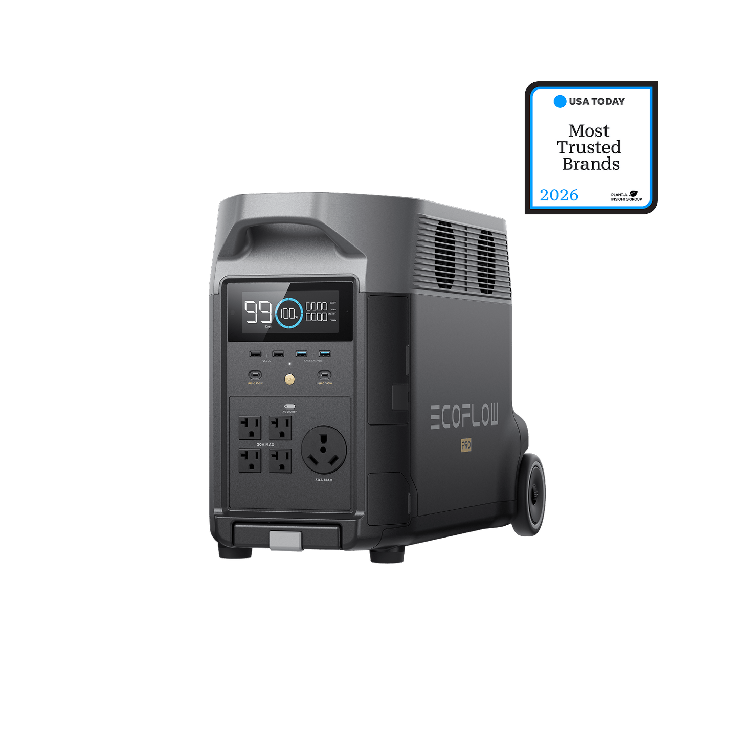 EcoFlow DELTA Pro Portable Power Station front view