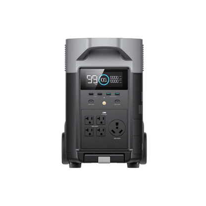 EcoFlow DELTA Pro Portable Power Station ports and display