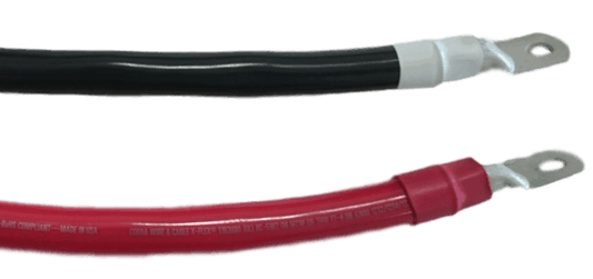 4/0 - 60 inch UL Battery Cable, Dual Kit (1 red, 1 white)