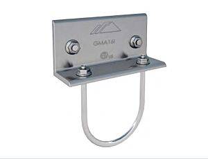 IronRidge GM-BRC2-01-M1 Ground Mount Bonded Rail Connector for 2 Inch Pipe