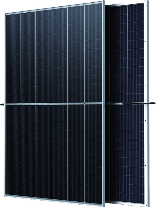 Hanersun HN21-66HT 700W solar panel — official front/rear module render