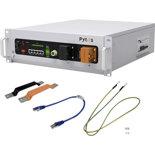 Pytes V5 5.12 kWh LiFePO4 Lithium Battery Kit w/ Busbars & Cables Pytes-V5