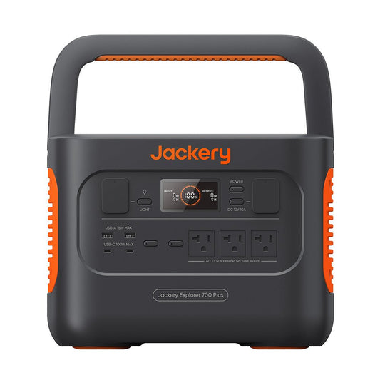 Jackery Explorer 700 Plus 680Wh 1000W LiFePO4 Battery Pure Sine Wave Portable Power Station