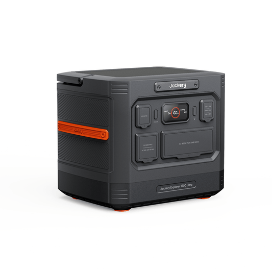 Jackery Explorer 1500 Ultra 1800W 1536Wh LiFePO4 Battery Portable Power Station