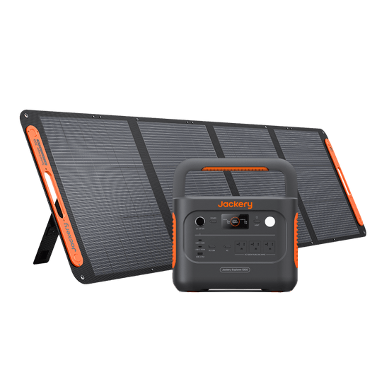 Jackery Solar Generator  1000 v2 1070Wh 1500W LiFePO4 Pure Sine Wave Portable Power Station