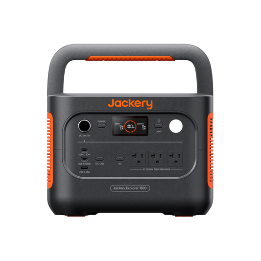 Jackery Explorer 1500 v2 2000W 1536Wh LiFePO4 Battery Portable Power Station