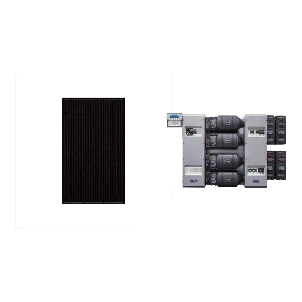 2.61 kW Grid Assisted Solar System with Outback Radian and 9x SolarWorld Industries GMBH 290 Panels