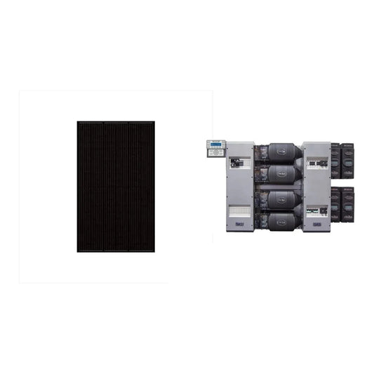 2.61 kW Grid Assisted Solar System with Outback Radian and 9x SolarWorld Industries GMBH 290 Panels