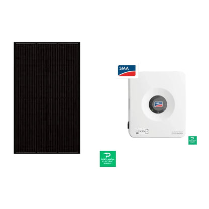 Solar Sky 3.42 kW Grid Tied Solar System with SMA Inverter and 12x SolarWorld 285w Panels