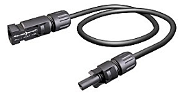 MC4 Solarline 2 PV-Wire Array Cable 100' #8 AWG — side angle