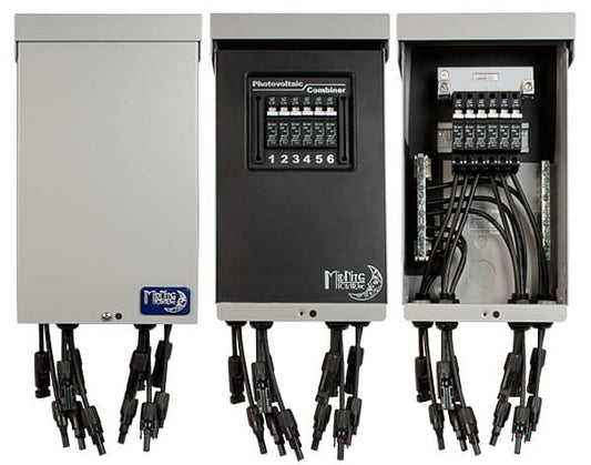 MidNite Solar MNPV6-MC4-LV Pre-Wired Combiner Box