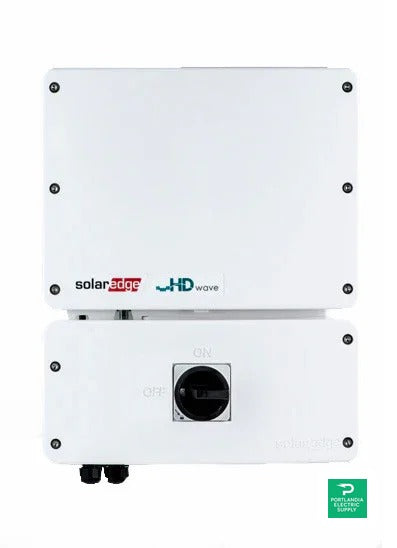 SolarEdge Energy Hub HD-Wave 7.6kW 1-Ph Residential Inverter - SE7600H-USMNBBL15 — side angle