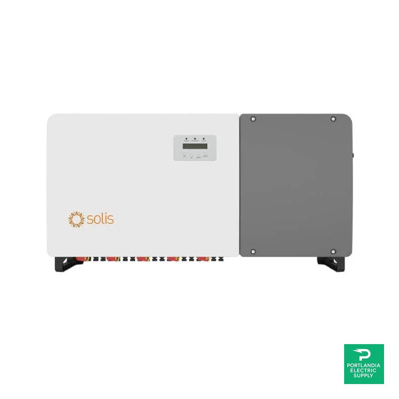Solis 75kW 3-Phase 9-MPPT w/AFCI w/Fan w/APS TX Inverter with 10 Year Standard Warranty - 80K-5G-US-APST — front view