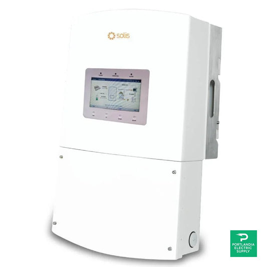 Solis 8.0kW Single Phase Dual MPPT Hybrid Inverter - RHI-1P8K-HVES-5G-SPRT — front view